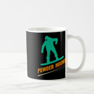 Snowboarding Powder Hound Funny Snowboard Children Coffee Mug