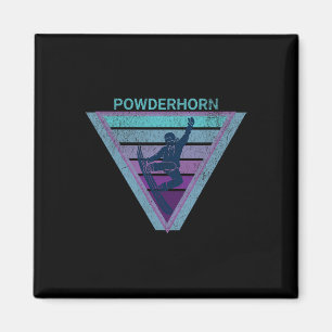 Snowboarding Powderhorn Ski Resort Colorado Snowbo Magnet