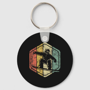 Snowboarding Retro Vintage Design For Snowboarder  Key Ring