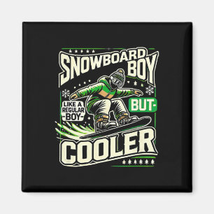 Snowboarding Shirt Boys Snowboarder Snowboard Love Magnet