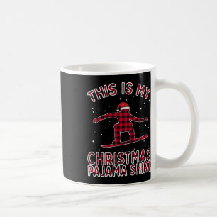 Snowboarding Shirt For Men Christmas Pyjamas Xmas Coffee Mug