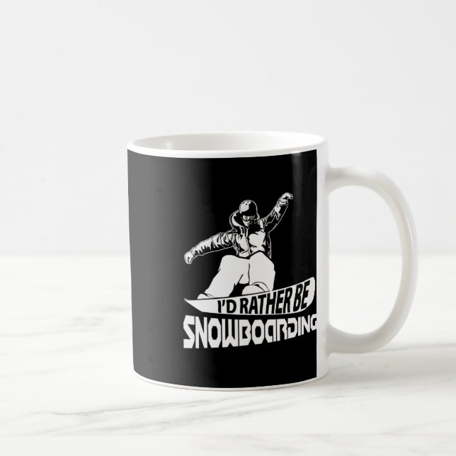 Snowboarding Shirt Snow Boarding Snow Board  Coffee Mug (Right)
