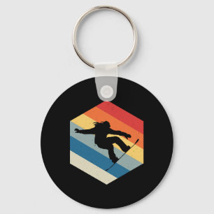 Snowboarding Shirt Snowboarder Snowboard Lover Sno Key Ring