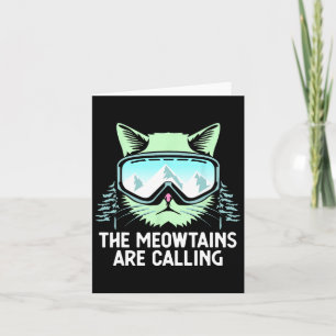 Snowboarding Skiing Art For Men Women Kid Winter S Card