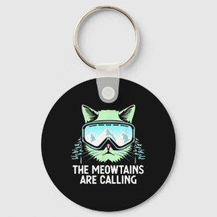 Snowboarding Skiing Art For Men Women Kid Winter S Key Ring
