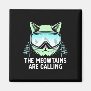 Snowboarding Skiing Art For Men Women Kid Winter S Magnet