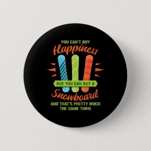 Snowboarding Skiing Funny Snowboard Snowboarder Gi 6 Cm Round Badge