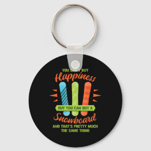 Snowboarding Skiing Funny Snowboard Snowboarder Gi Key Ring