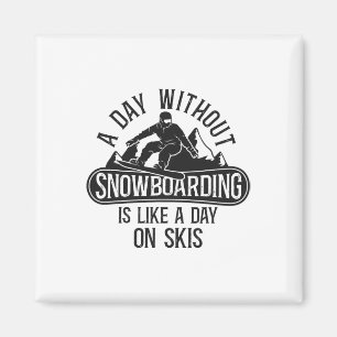 Snowboarding Snowboard 12 Magnet
