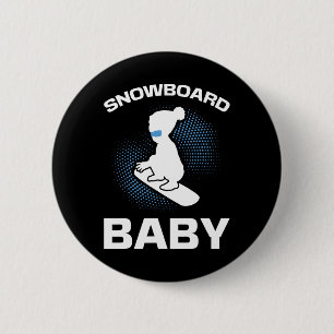 Snowboarding Snowboard Ba  6 Cm Round Badge