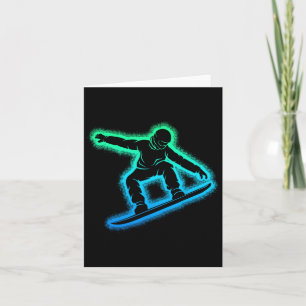 Snowboarding Snowboard Boys Kids Mens Card