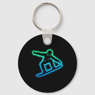 Snowboarding Snowboard Boys Kids Mens Key Ring