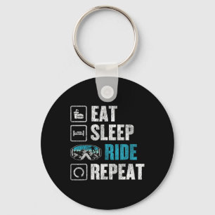 Snowboarding Snowboard Ride Eat Sleep Ride Repeat  Key Ring