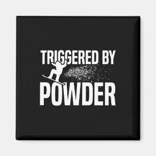 Snowboarding Snowboard Triggered By Powder 1  Magnet