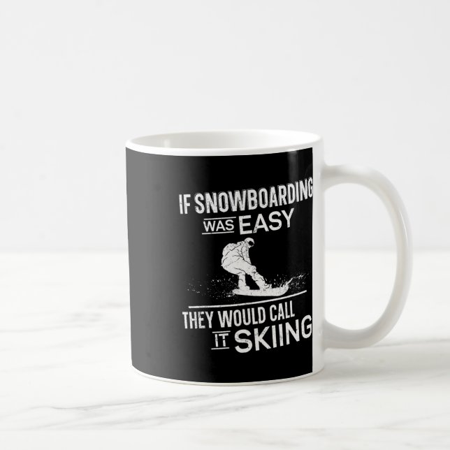 Snowboarding Snowboard Vintage 3  Coffee Mug (Right)