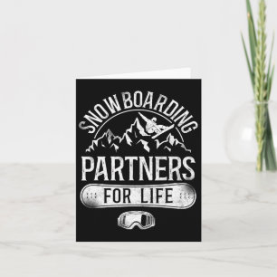 Snowboarding Snowboard Vintage Marriage 1  Card