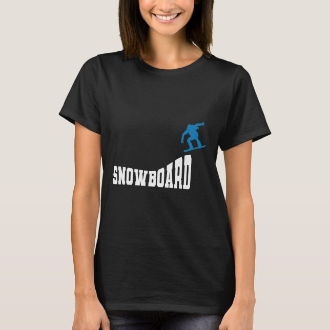 Snowboarding Snowboard Vintage Retro Snowboard 2  T-Shirt (Front)