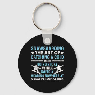 Snowboarding Snowboard Vintage Snowboarding The Ar Key Ring