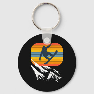 Snowboarding Snowboarder 11  Key Ring