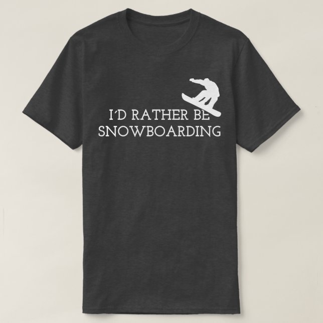 Snowboarding Snowboarder 2 T-Shirt (Design Front)