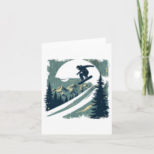 Snowboarding Snowboarder 8 Card