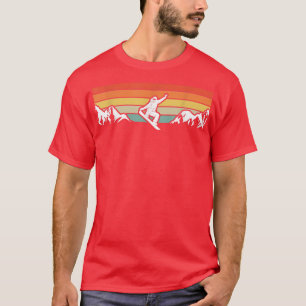Snowboarding Snowboarder And Mountains T-Shirt