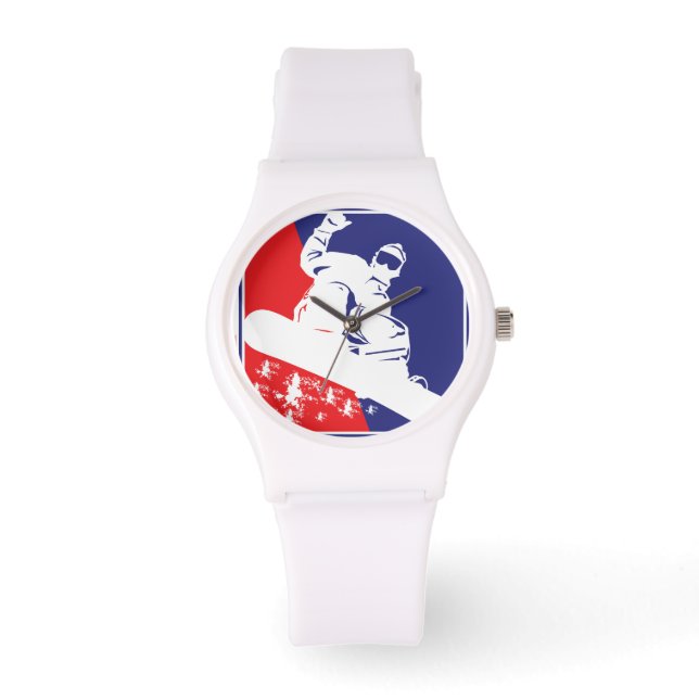 Snowboarding Snowboarder Watch (Front)