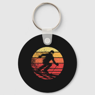 Snowboarding Sunset Winter Sports Skier Snowboarde Key Ring