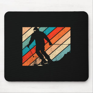 Snowboarding Sunset Winter Sports Skier Snowboarde Mouse Pad