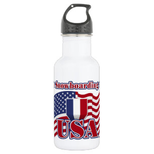 Snowboarding USA 532 Ml Water Bottle