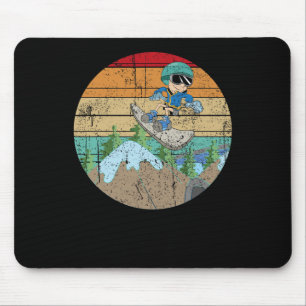 Snowboarding Winter Sport Mountain Snowboarder Sno Mouse Pad