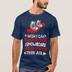 Snowboarding Winter Sports  Magic Snowboard Snowbo T-Shirt
