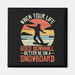 Snowboarding Winter Sports Ski Slope Gear Snowboar Magnet