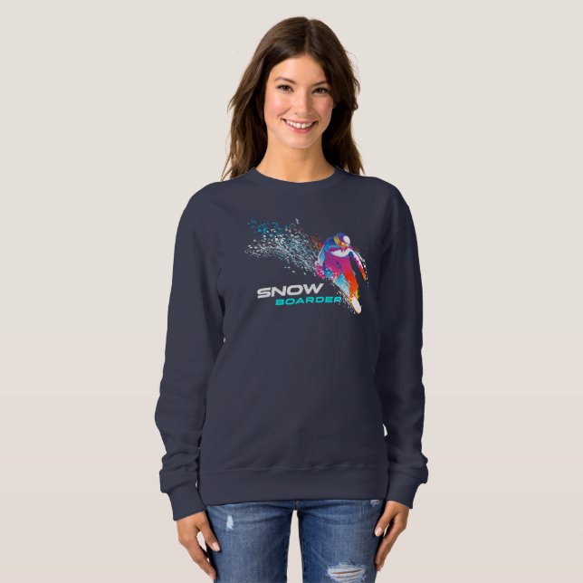 Snowboarding | Women's Sweatshirt (Front Full)