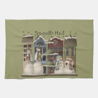 Snowbodies Home Christmas and Winter Kitchen Towel