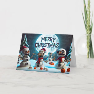 Snowbones Greetings Card