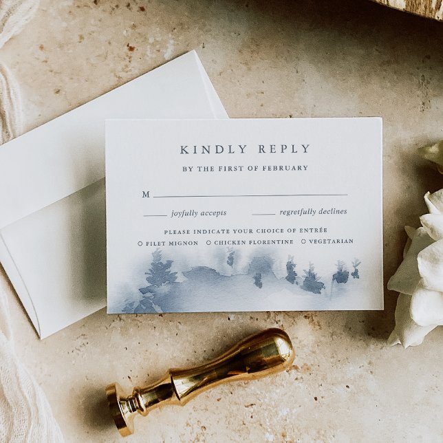 Snowbound | Meal Choice RSVP Card (Creator Uploaded)