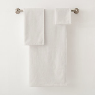 Snowbound Solid Colour Bath Towel Set