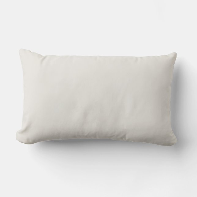Snowbound Solid Colour Lumbar Cushion (Front)