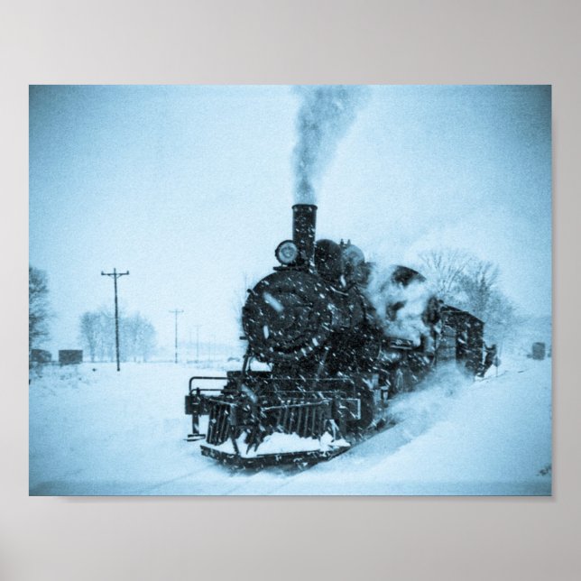Snowbound Train Poster (Front)