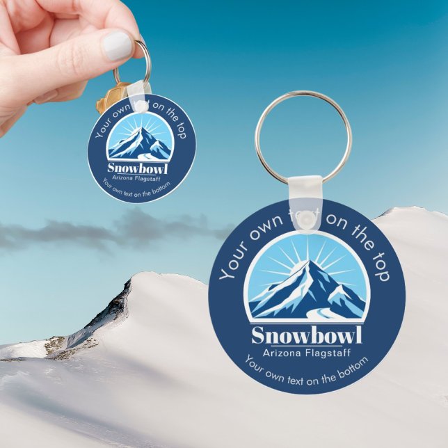 Snowbowl Arizona Flagstaff ski resort gift  Key Ring (Creator Uploaded)