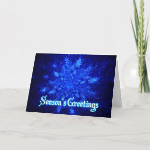 Snowburst Holiday Card