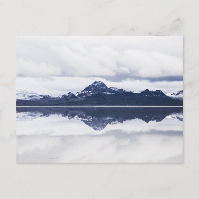 Snowcap Mountain Reflections Postcard (Front)