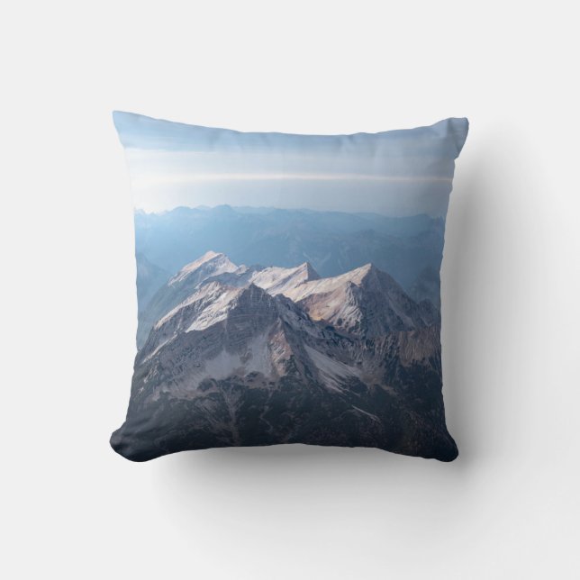 SNOWCAPPED MOUNTAINS CUSHION (Front)