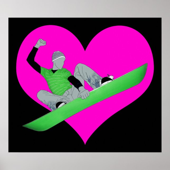 snowcore love poster (Front)