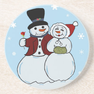 Snowcouple Coaster