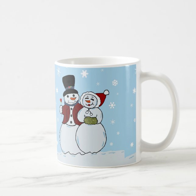 Snowcouple Coffee Mug (Right)