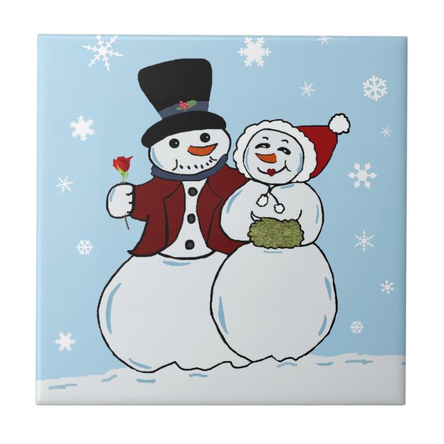 Snowcouple Tile (Front)