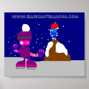 snowday, www.elliecastellanos.com poster