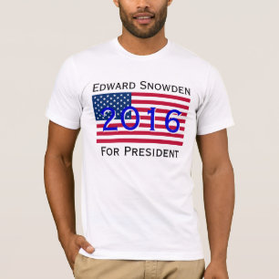 Snowden for President 2016 NSA Whistleblower T-Shirt